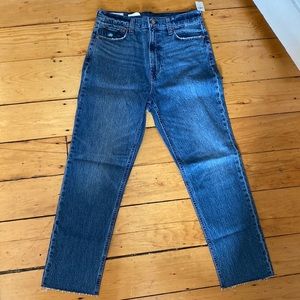 Gap women’s jeans - Cheeky straight sky high- size 31/12 long *new w tags